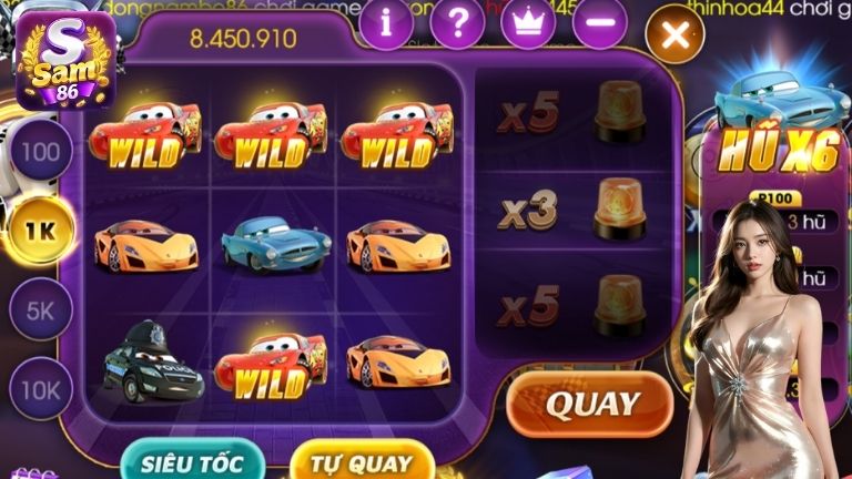 Đua Siêu Xế là phiên bản quay hũ với chủ đề về xe cực ngầu