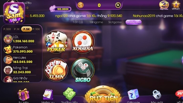 Game bài – Thử tài chiến thuật, thắng lớn mỗi ngày