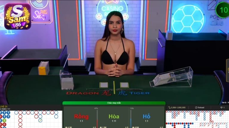 Hướng dẫn cách chơi Rồng Hổ tại Sam86 đơn giản, dễ nắm bắt