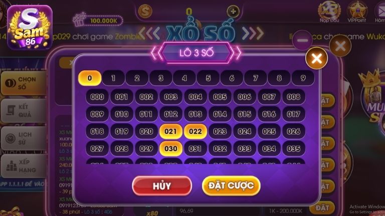 Hướng dẫn quy trình đặt cược xổ số Sam86 dễ hiểu