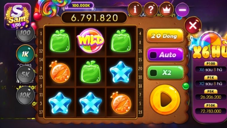 Kỹ thuật chơi game Mini Candy tại cổng game Sam86