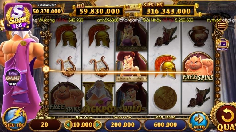 Luật chơi Hercules tại Sam86 cho newbie