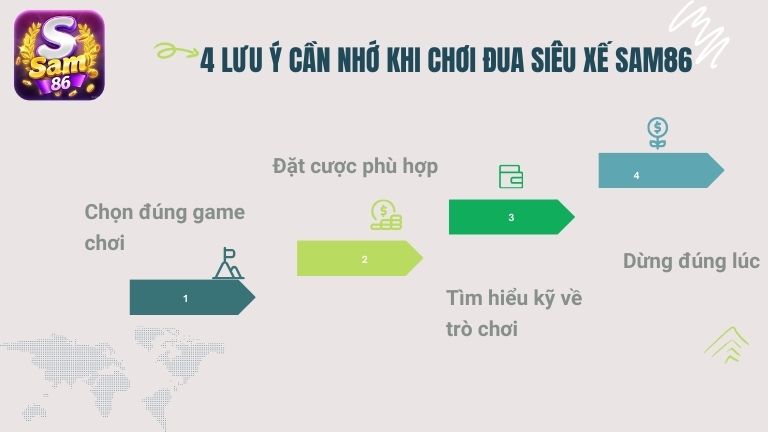 Một vài lưu ý quan trọng khi chơi Đua Siêu Xế cần biết