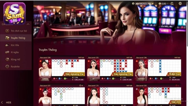 Những yếu tố khiến sảnh Live Casino Sam86 được yêu thích