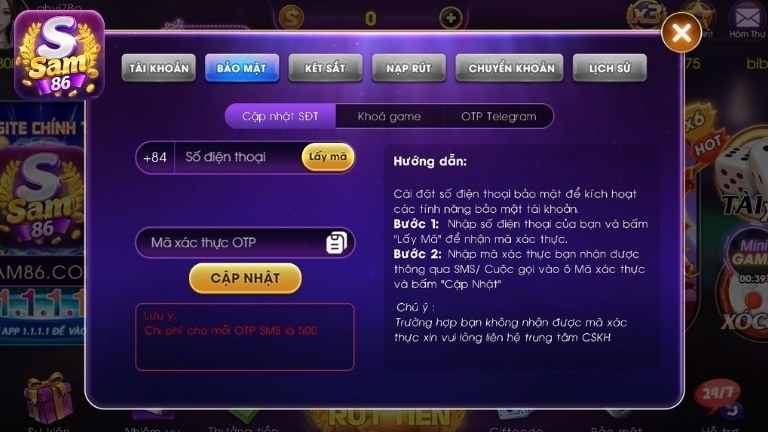 Sam86 xây dựng hệ thống bảo mật đa tầng