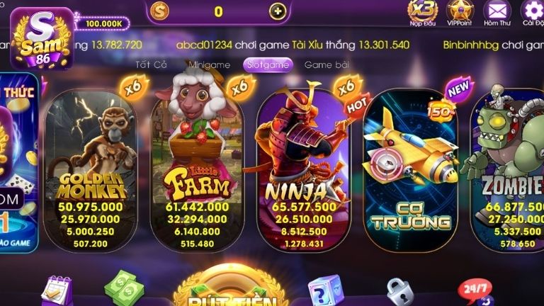 Slot game – Quay hũ thả ga, thưởng cực lớn