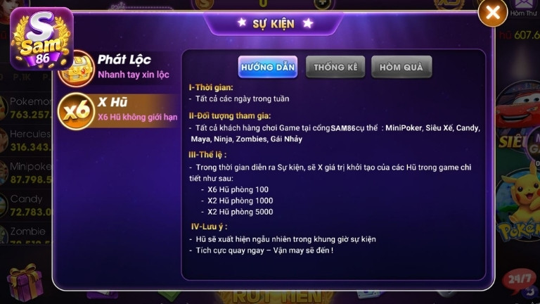 X6 Hũ không giới hạn